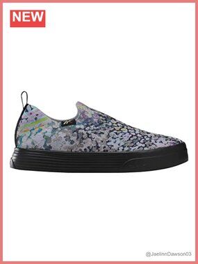 Reebok Women's Slip-On Walking Shoe Rubber Sole Lightweight